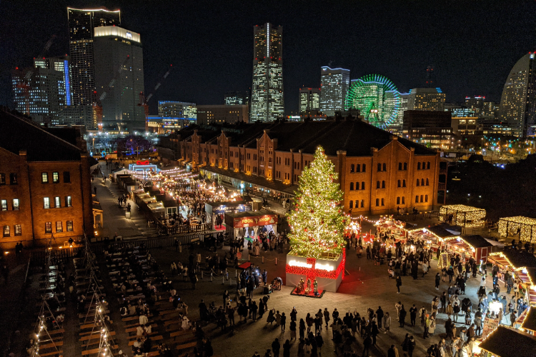 “Christmas Market in横滨红砖仓库”品尝正宗德国风味的片刻时光