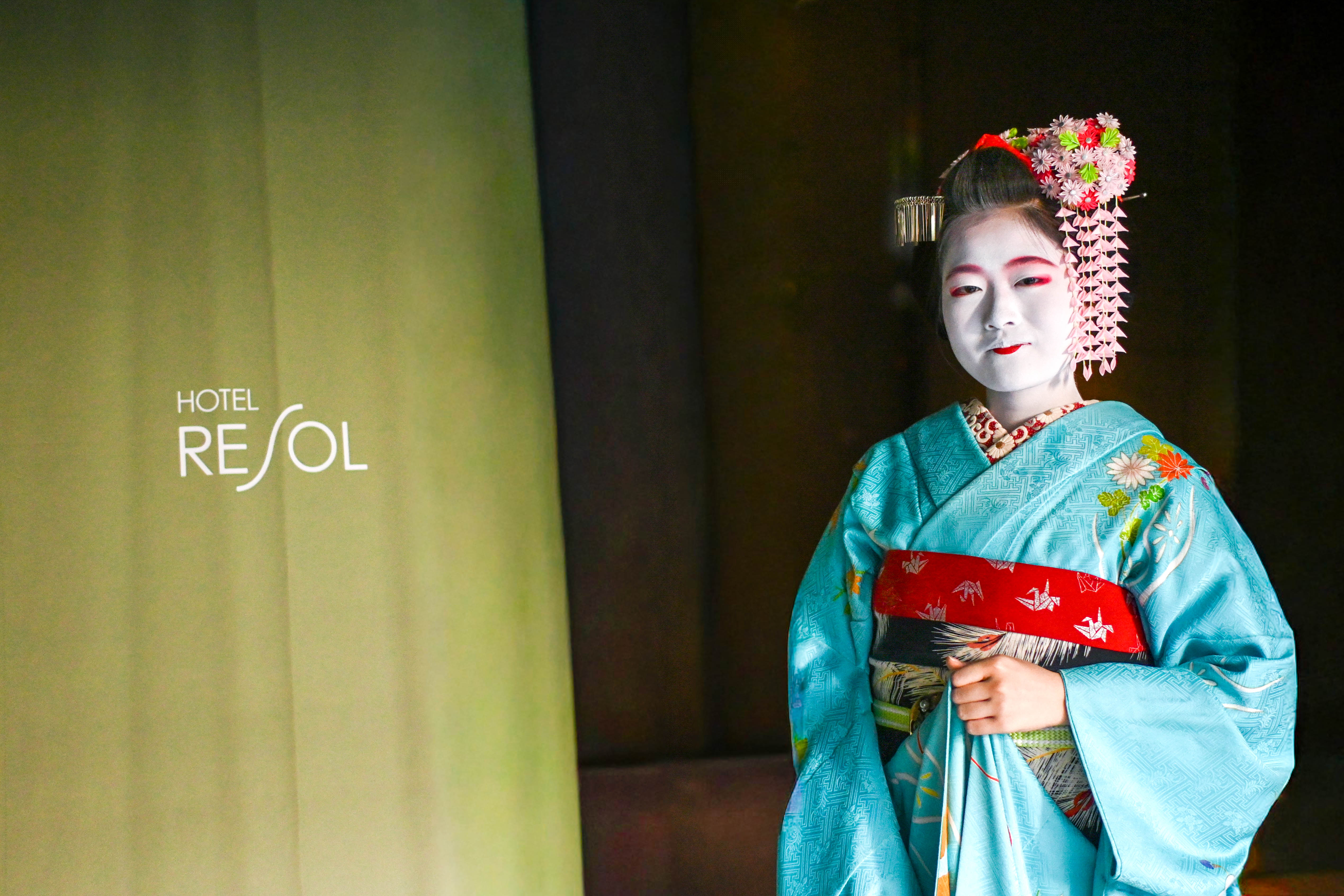 住店客人限定与舞妓的舞蹈一起品味的特别时刻