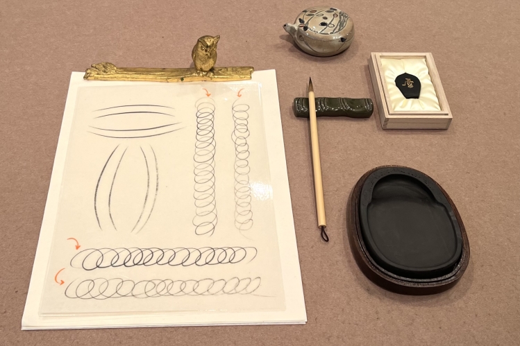 练习画笔描边时使用的样本